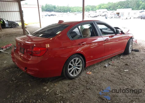 2017 BMW 320 из США, поврежденный, VIN WBA8E1G30HNU17639